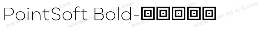 PointSoft Bold字体转换